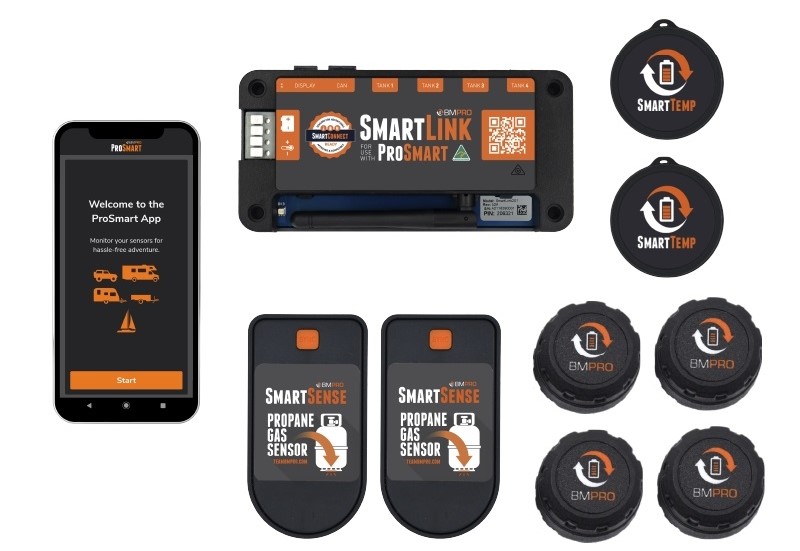 BMPRO ProSmart Premium RV Bluetooth Monitor